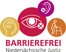 Symbolbild - Barrierefrei - der Niedersächsischen Justiz