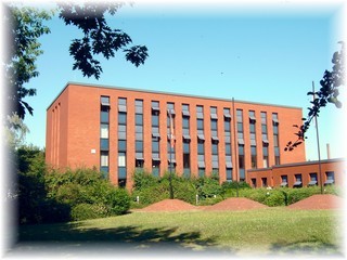 Übersichtsfoto Amtsgericht Northeim von der Bahnhostrasse aus gesehen